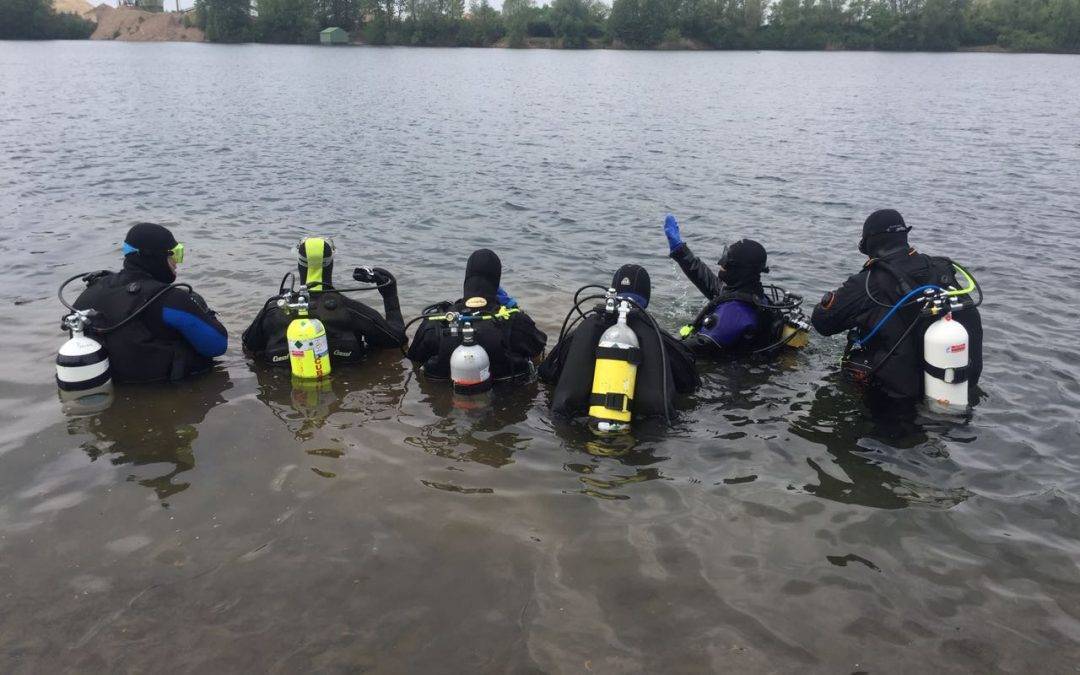 Antauchen im Löwensee Mai 2017