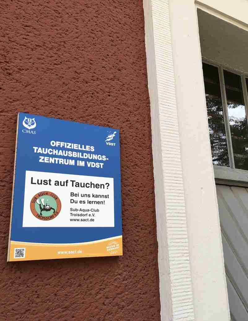 Eingang Tauchsportheim Eingang Tauchsportheim